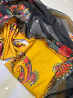 Digital Printed 3 Piece Swiss Lawn With Silk Dupatta 56