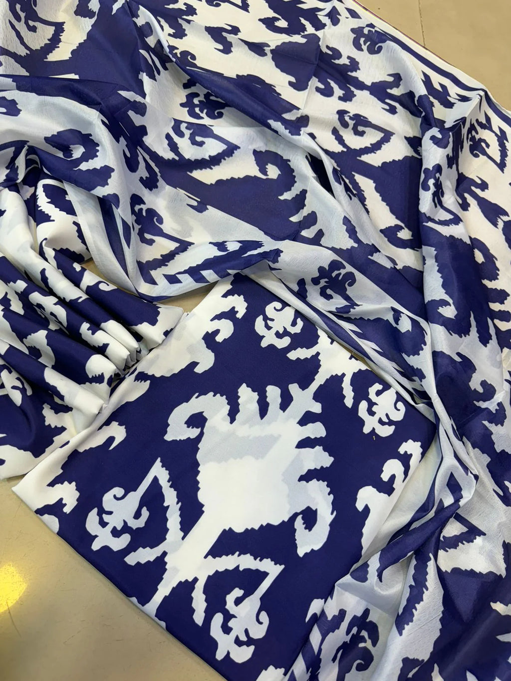 Digital Printed 3 Piece Swiss Lawn With Silk Dupatta 67