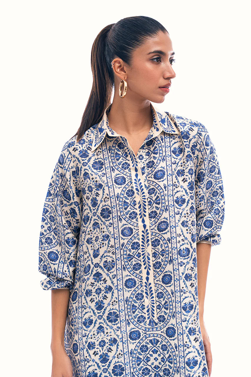 Digital Printed 3 Piece Swiss Lawn With Silk Dupatta 93