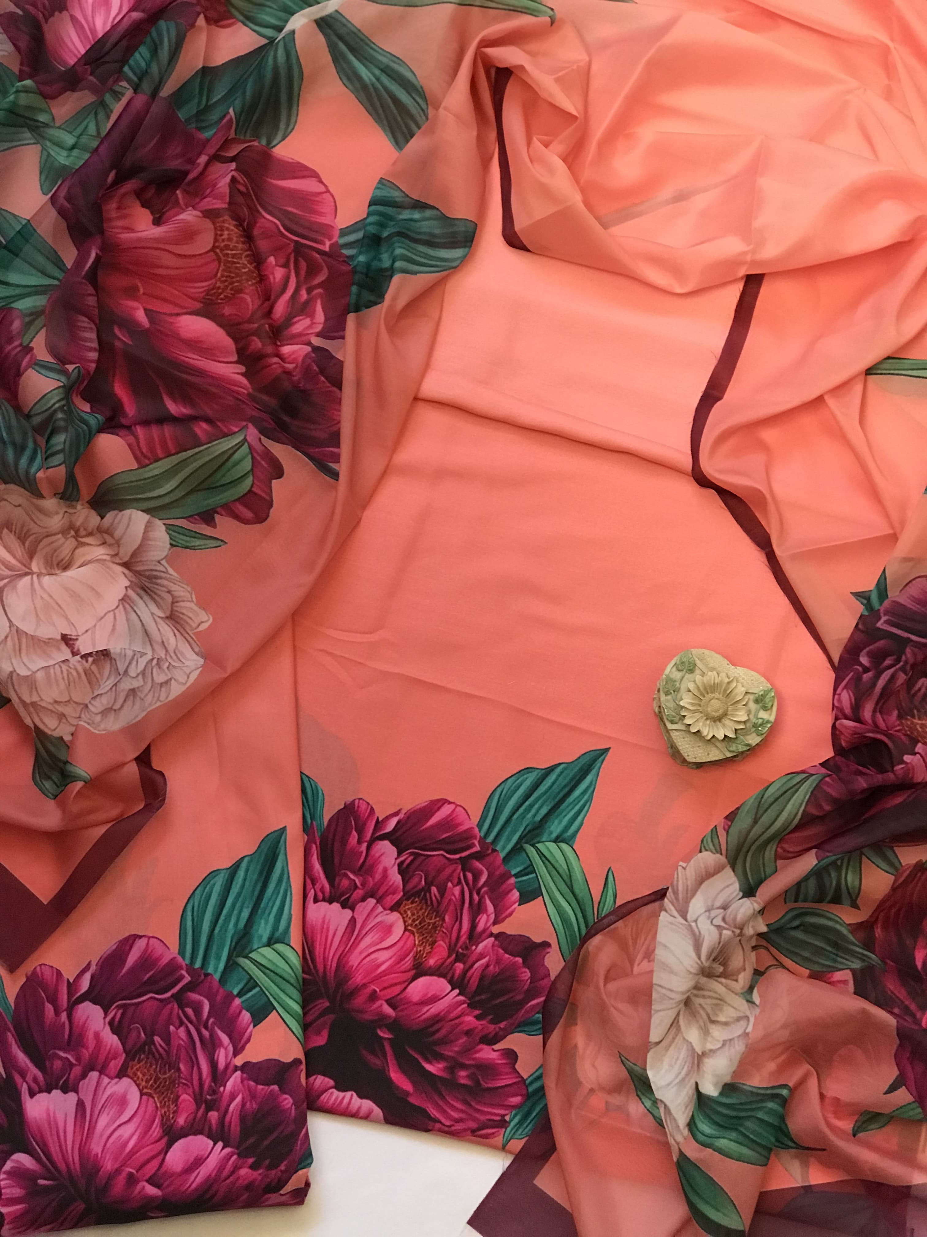 Digital Printed 3 Piece Swiss Lawn With Silk Dupatta 03