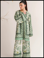 Digital Printed 3 Piece Swiss Lawn With Silk Dupatta 88